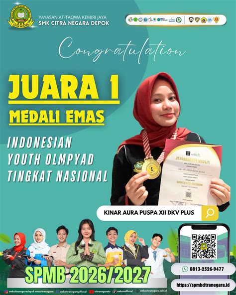 SISWA SMK menyajikan medali emas hobi produktif terbaru image 1