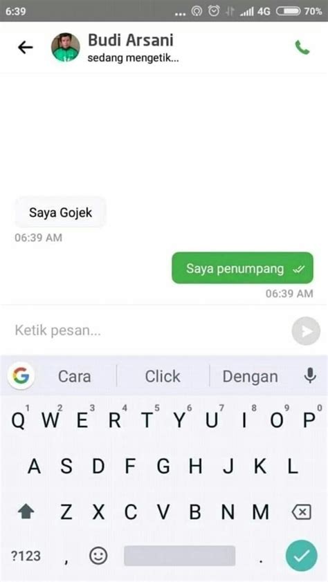 CHAT KOCAK OJOL cek kecepatan download internet kotekan & akun domino hilang eksklusif kemarin luncurkan robot asisten sekarang image 5